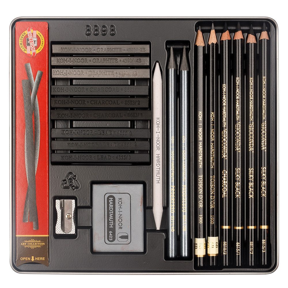 KOH-I-NOOR Buntstift KOH Künstler - Set 23 teilig Gioconda Art Metalletui