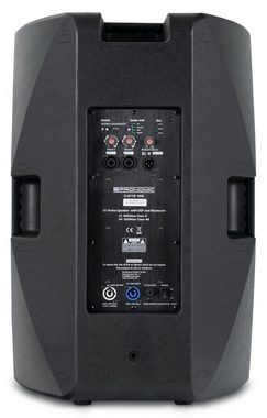 Pronomic C-215 MA - Aktive 2-Wege Bi-Amp Box Stereo Set 2.0 Lautsprecher (Bluetooth, 500 W, mit 2 Kanälen - 15 zoll Woofer - DSP-Presets inkl. Stative)