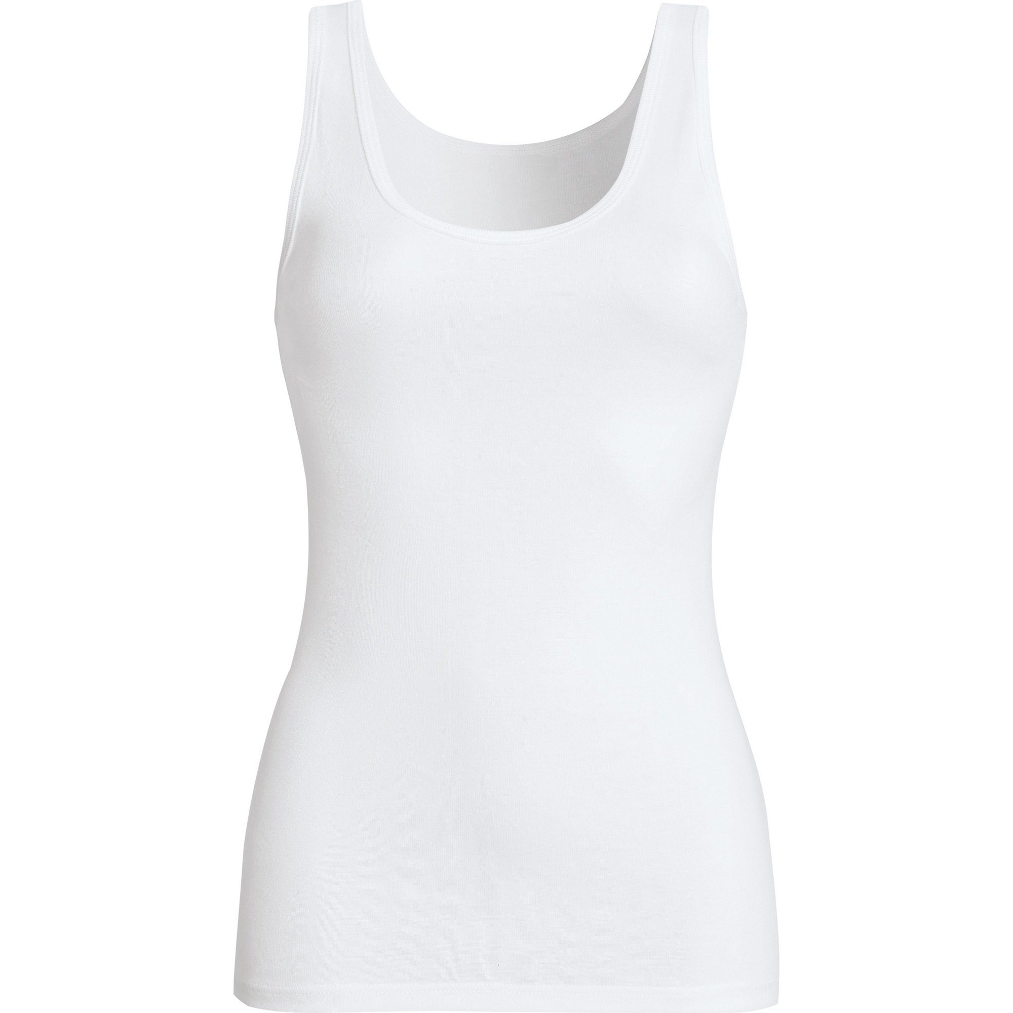 Feinripp 10er-Pack Damen-Unterhemd conta Unterhemd Uni