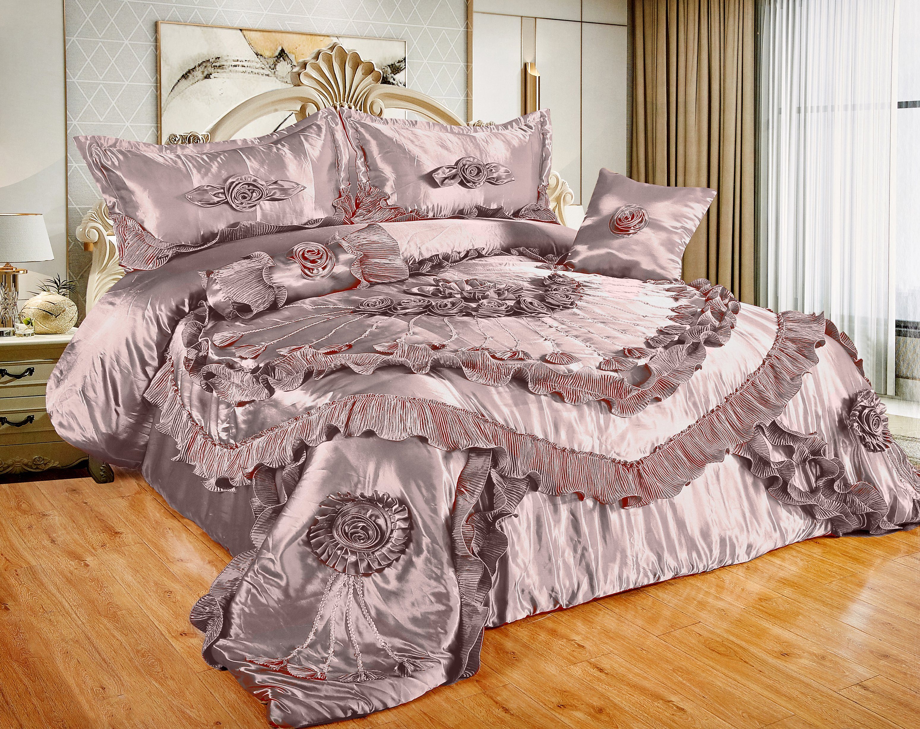 Goldhofer Tagesdecke 5-Teiliges Hochzeits-Set im orientalischen Design, Orientalisches Design