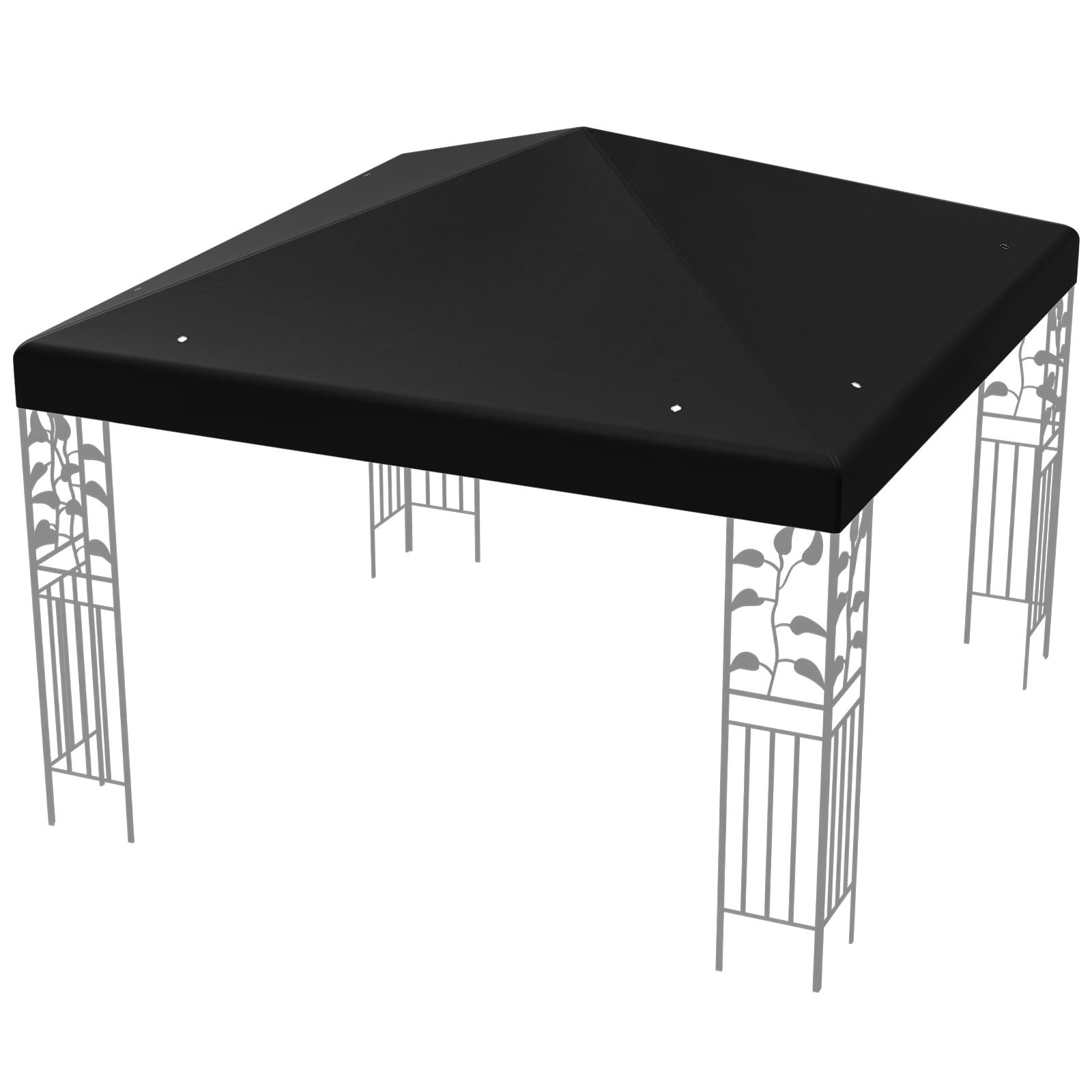 COSTWAY Pavillon-Ersatzdach 3x3m, mit Ablauflöchern & günstig online kaufen