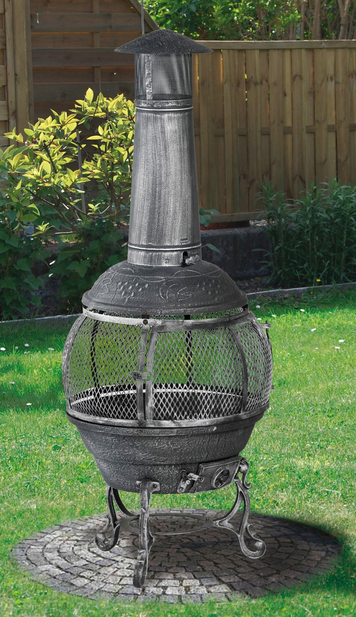 Tepro Feuerstelle Jacksonville, ØxH: 52x140 cm