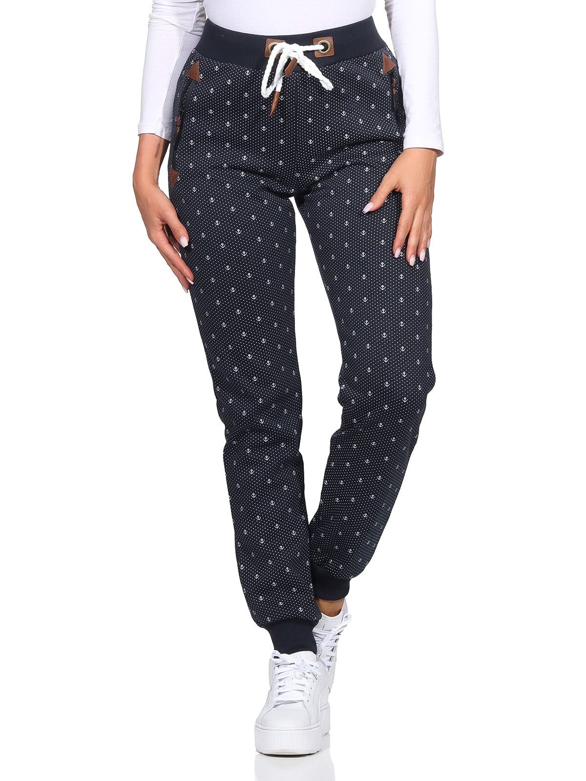 Aurela Damenmode Jogginghose Thermo Jogginghose Damen gefütterte Sporthose günstig online kaufen