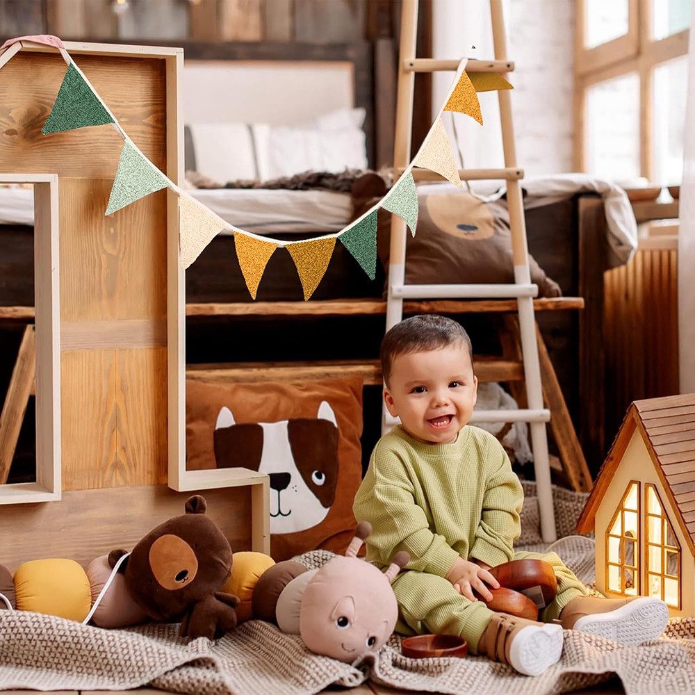 Coonoor Hängedekoration Wimpelkette Kinderzimmer,Girlande Kinderzimmer Deko günstig online kaufen