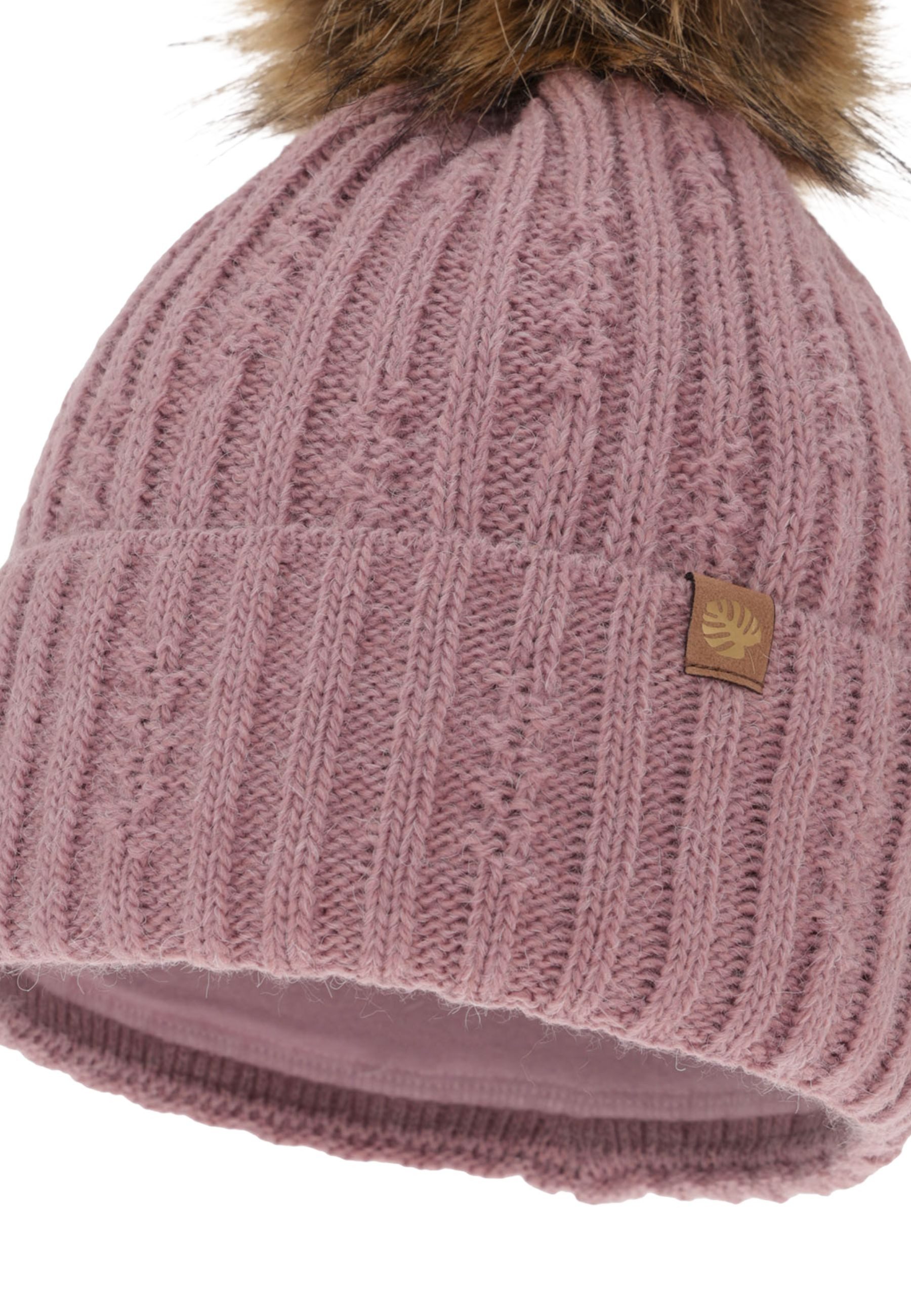 Diademita Beanie Damen-Wintermütze – Savona mit Bommel (Set)