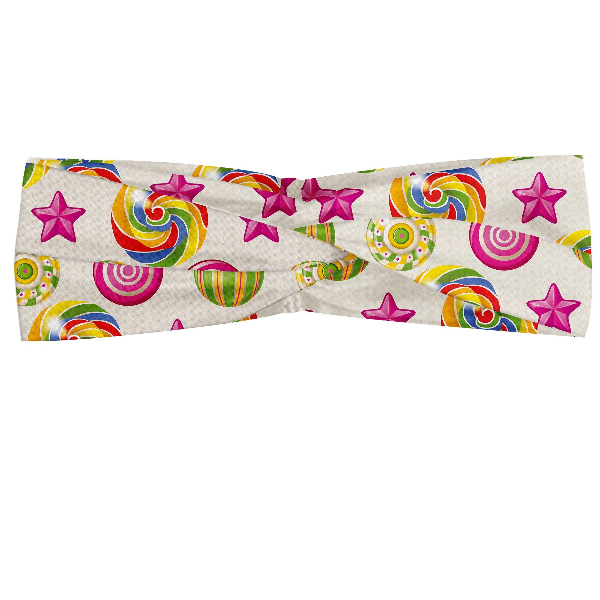 Abakuhaus Stirnband Yummy Angenehme Lollipop accessories Süßigkeiten Elastisch und Dessert alltags