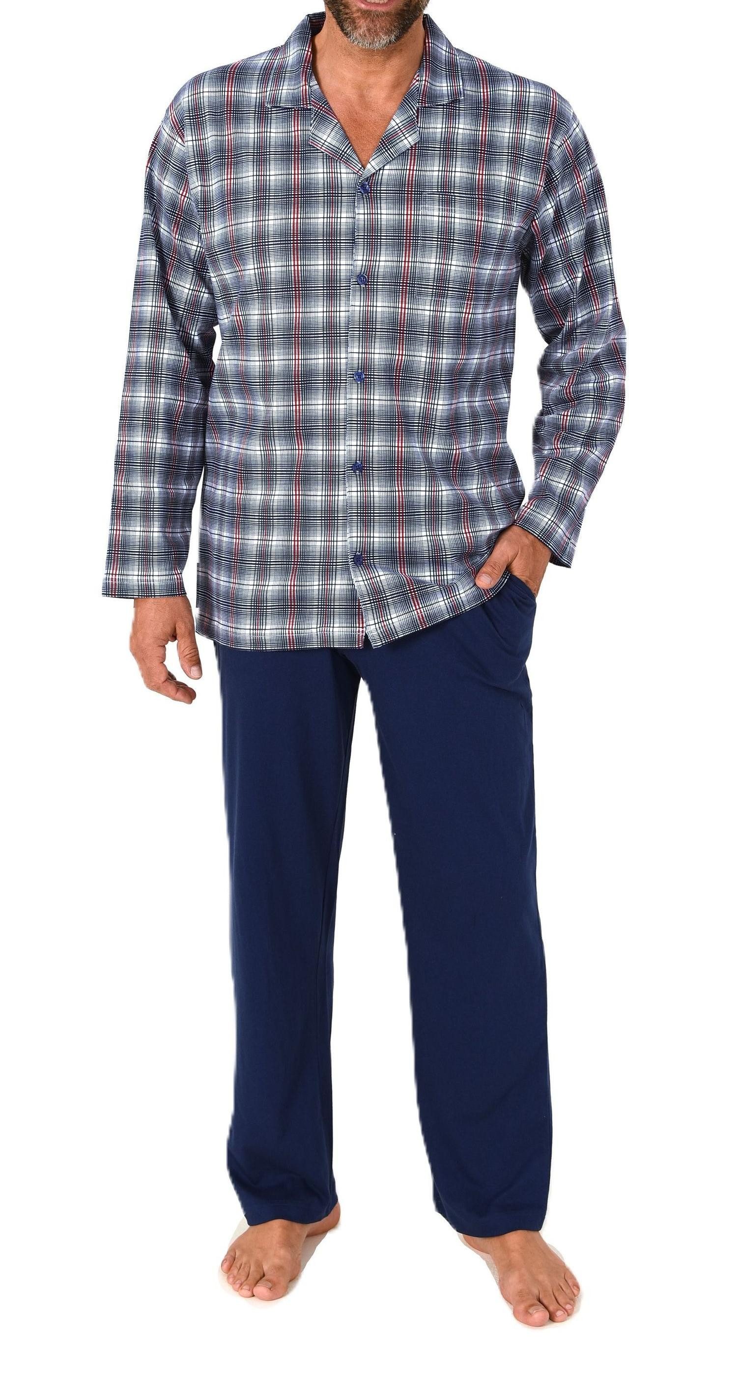 Normann Pyjama Normann Herren Langarm Pyjama zum durchknöpfen, auch in Über günstig online kaufen