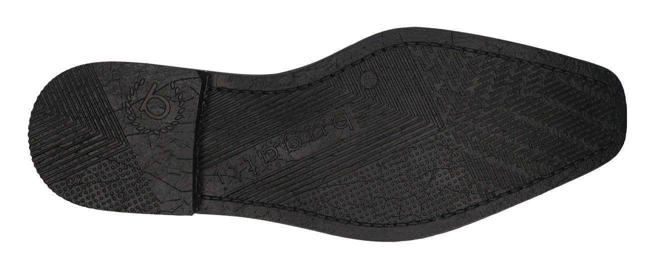 Schnürschuh klassischen in Schwarz Design bugatti