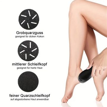 Bifurcation Elektrischer Hornhautentferner Wiederaufladbare tragbare Fußpflege-Pediküre, ideales Geschenk, Unterstützt die Reparatur hartnäckiger, rissiger Haut an den Füßen