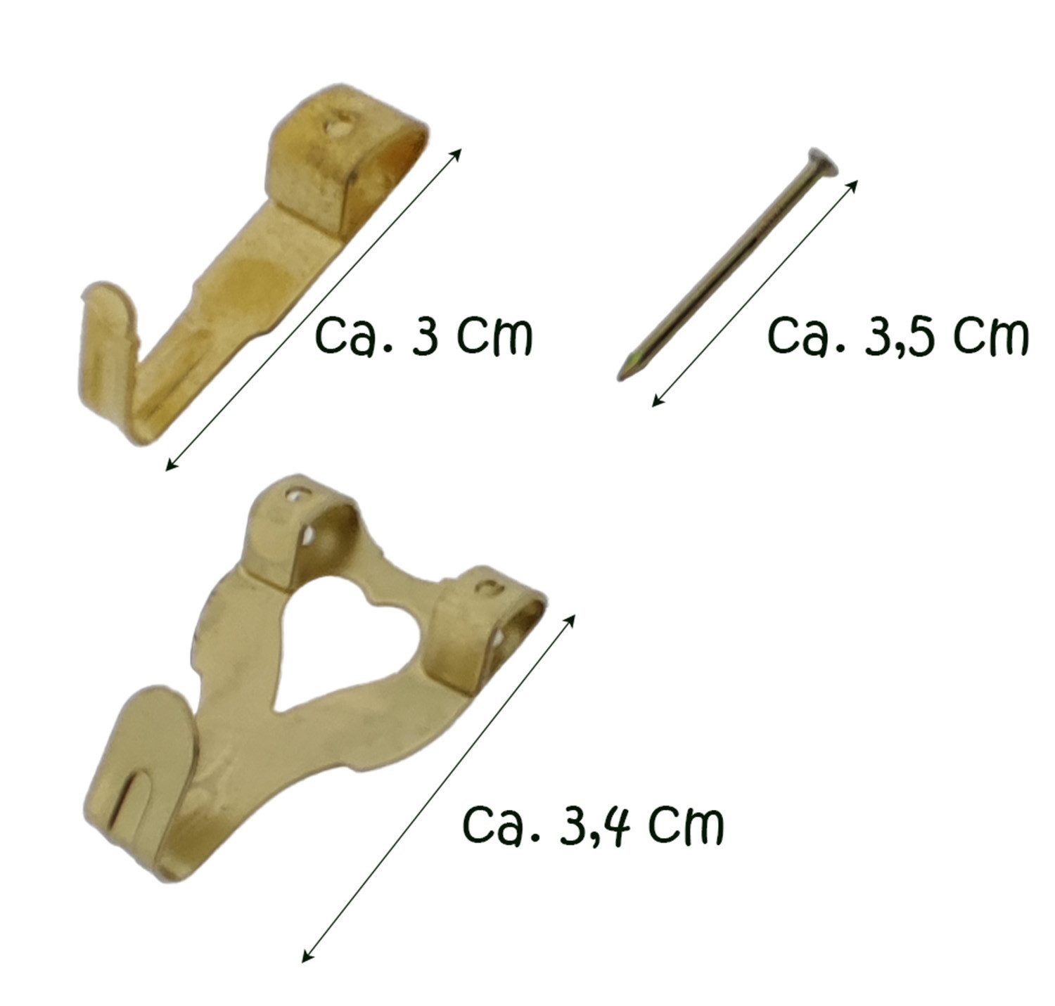 HundB Wandhaken Bilderhaken Set, 10-teilig, Bilder, (Set, 10-St., Bilderhak günstig online kaufen