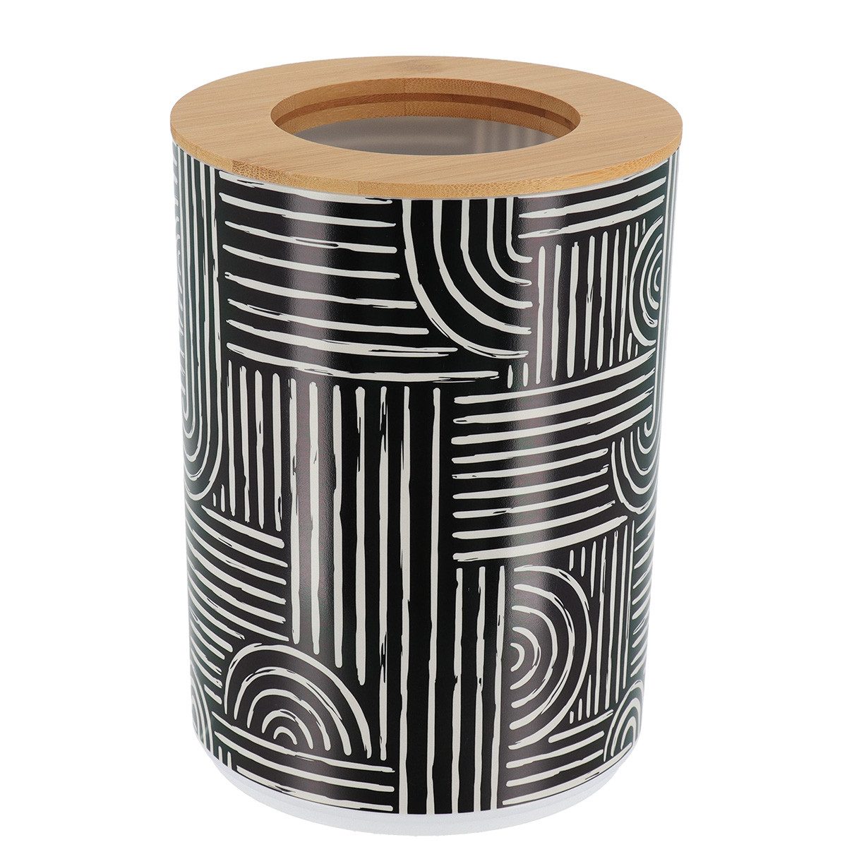 LikeKa Badaccessoire-Set schwarz Duschvorhang Toilettenbürste schwarz günstig online kaufen