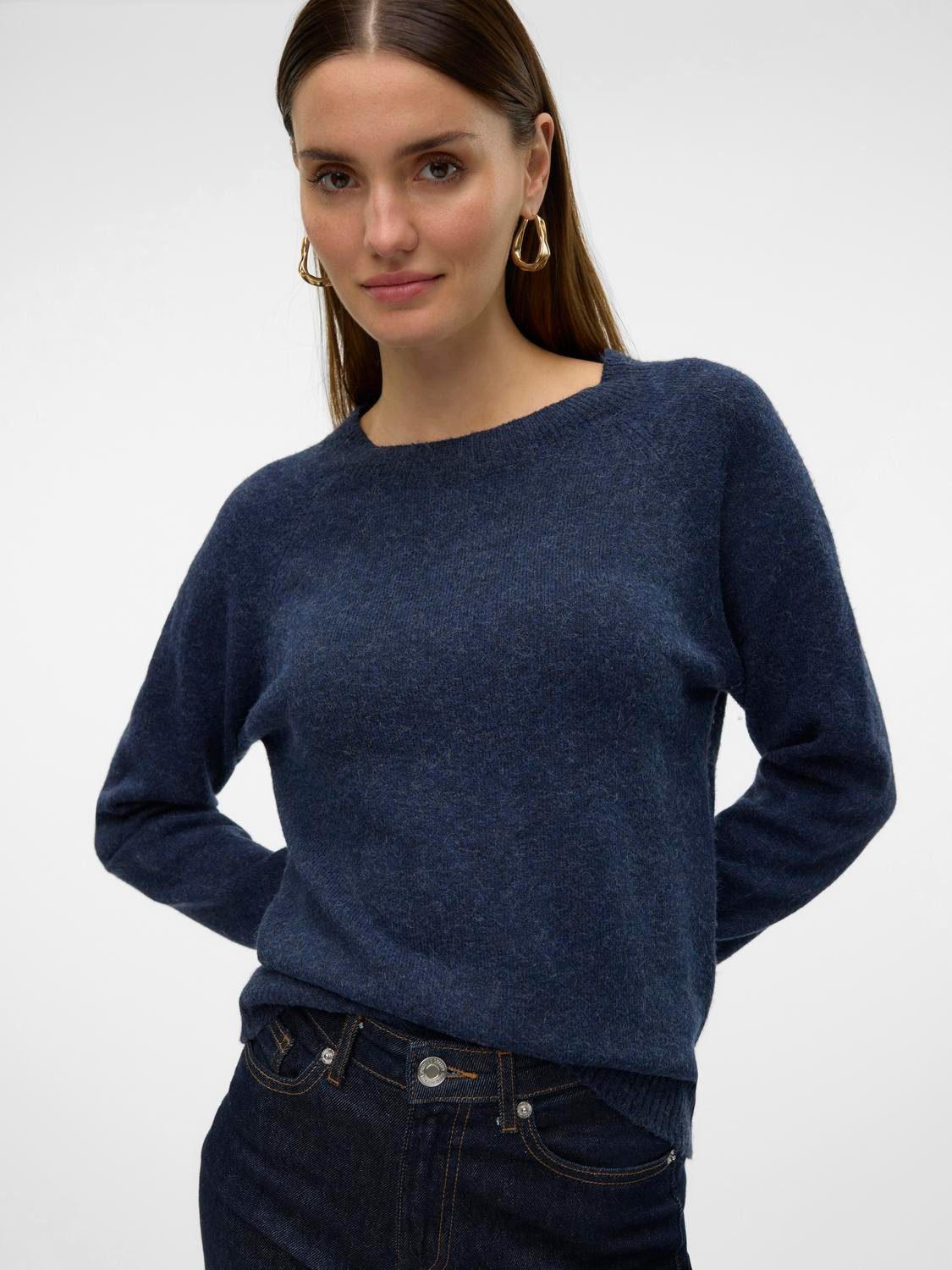 Vero Moda Rundhalspullover VMDOFFY LS O-NECK günstig online kaufen