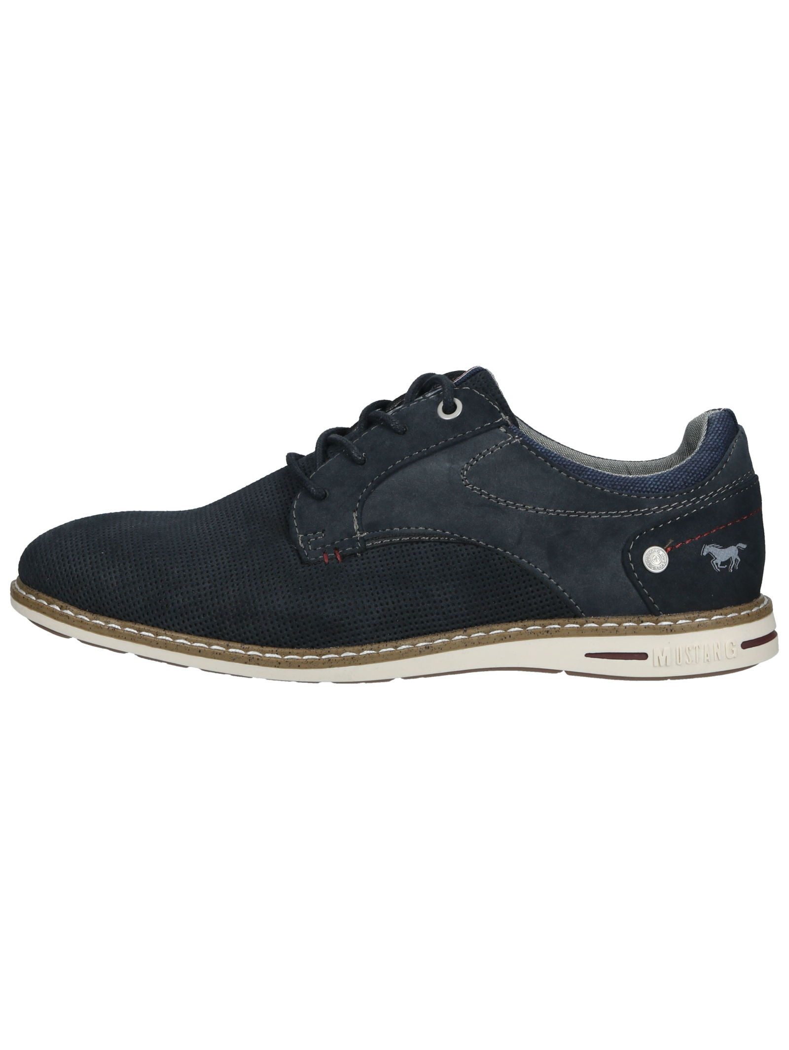 Mustang Shoes Halbschuhe Lederimitat Schnürschuh