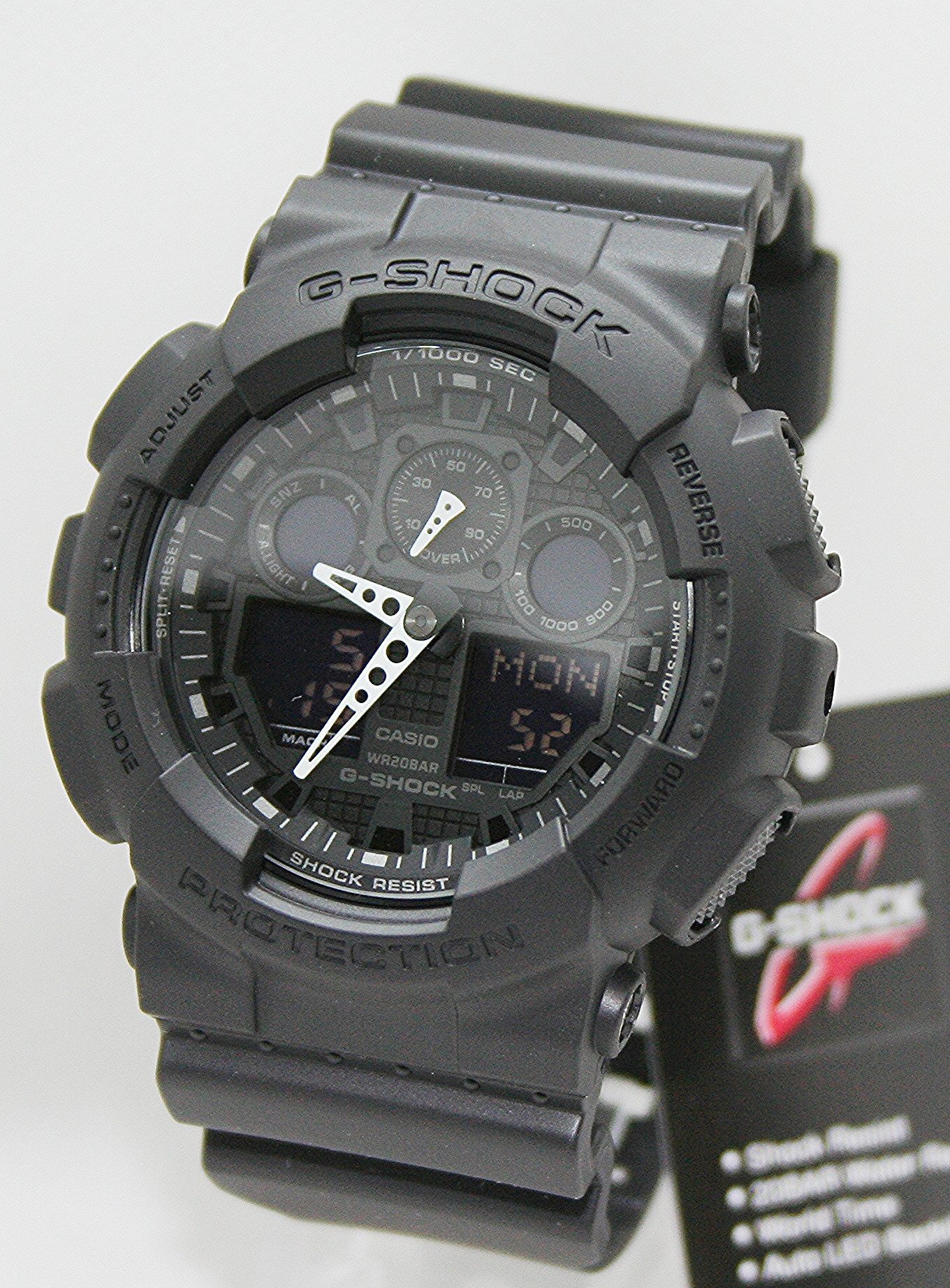 CASIO G-SHOCK Quarzuhr Casio Herrenuhr G Shock GA-100-1A1ER günstig online kaufen