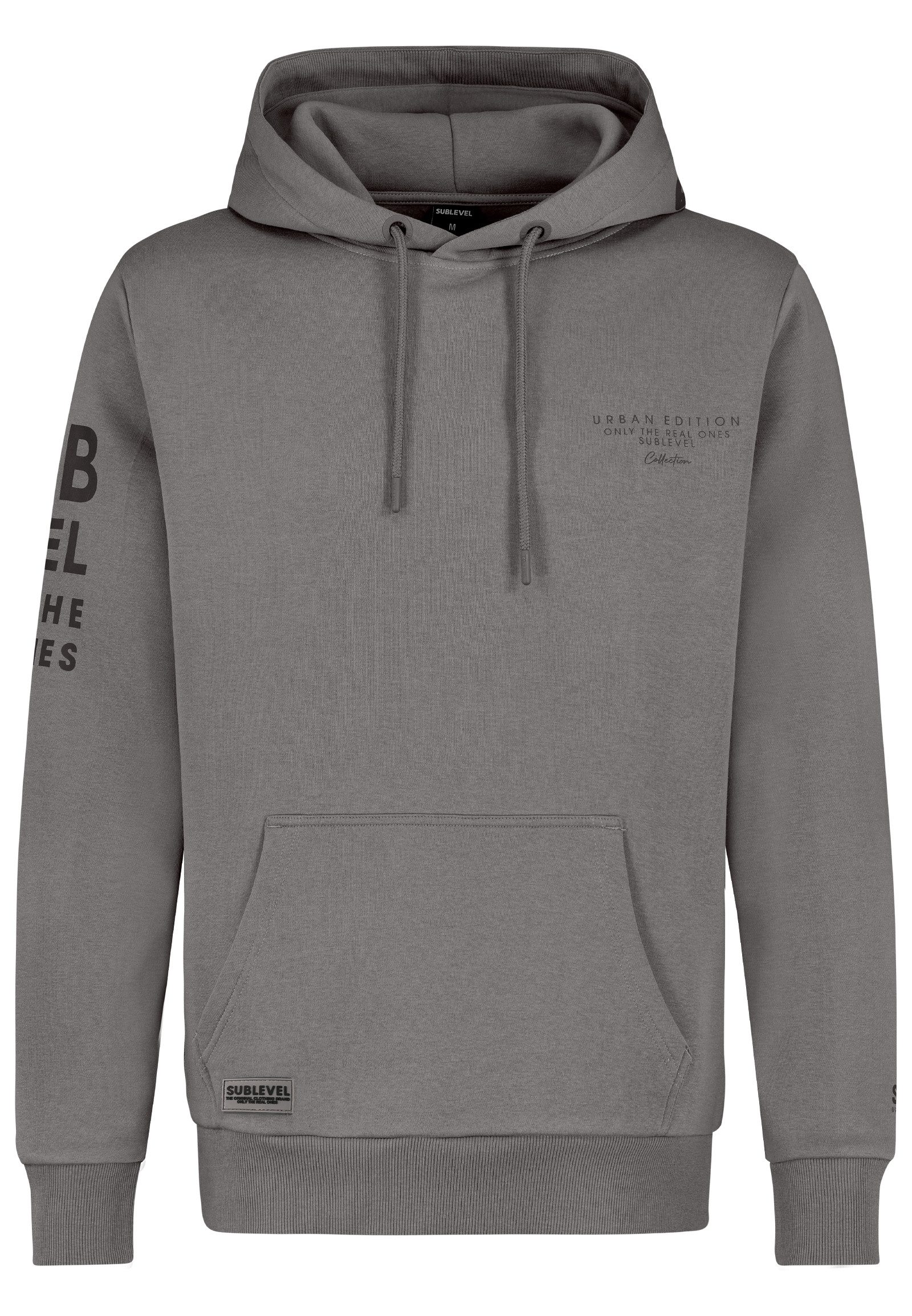 SUBLEVEL Hoodie Urban Edition - Stylisch und Bequem mit Kapuze (1-tlg) Hoodie Print