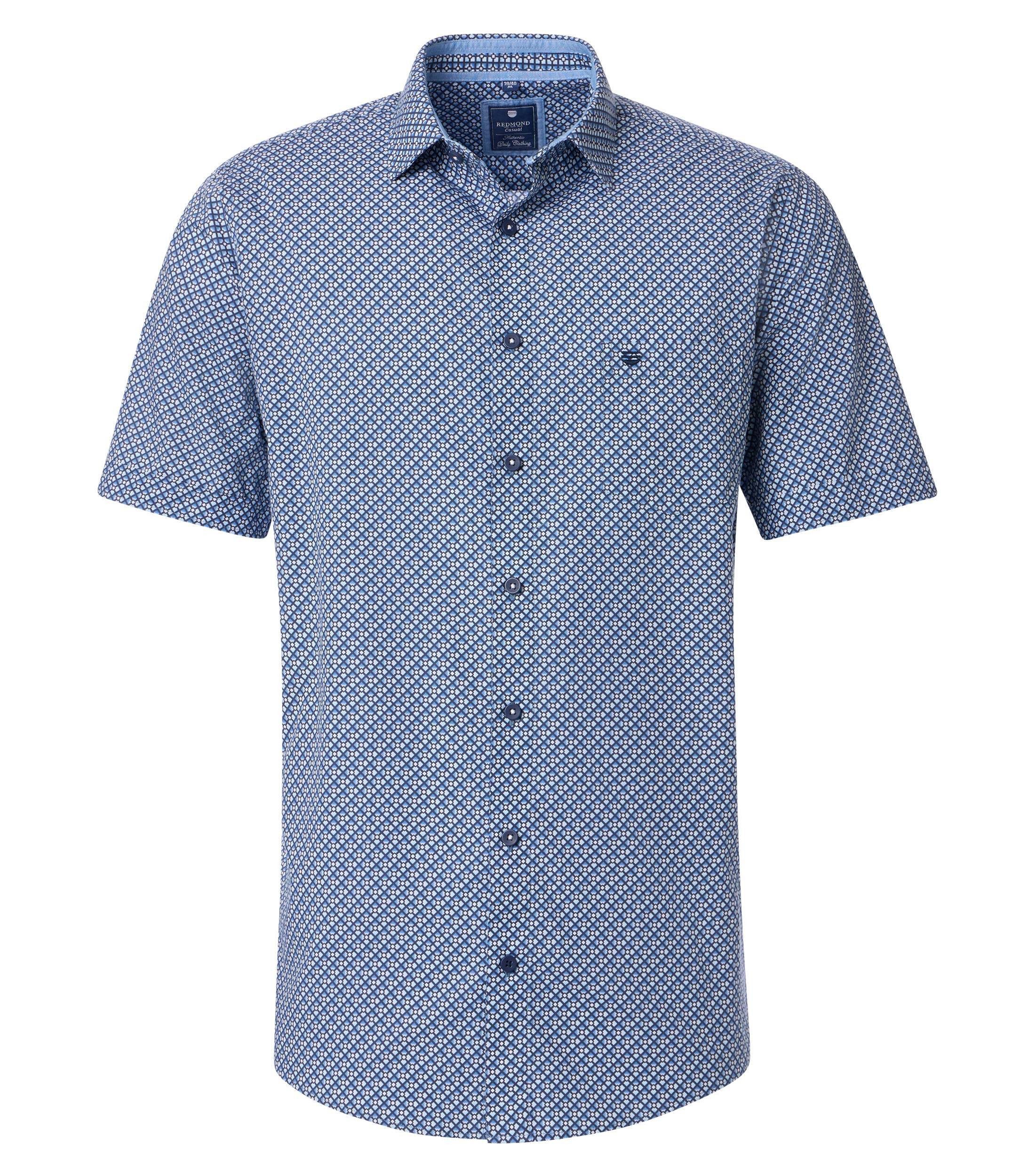 Kurzarmhemd Druck Comfort Fit