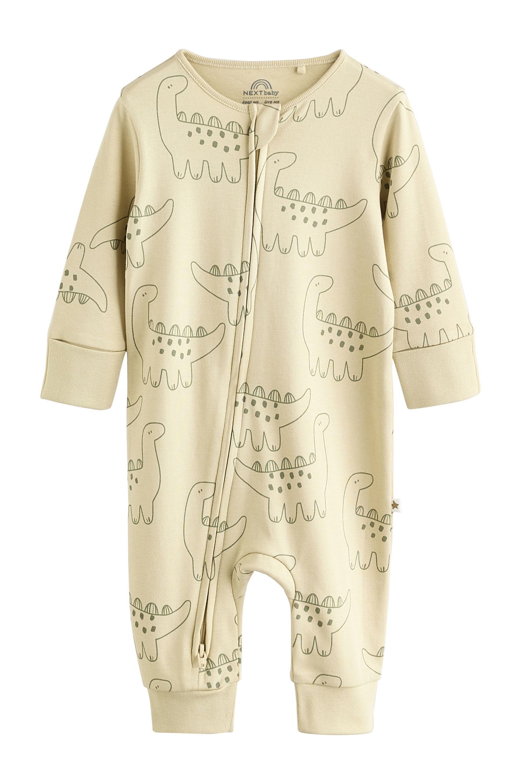 Next Schlafoverall Babyschlafanzüge mit Zweiwege-RV, 5er-Pack (5-tlg) – Bild 4 von 5