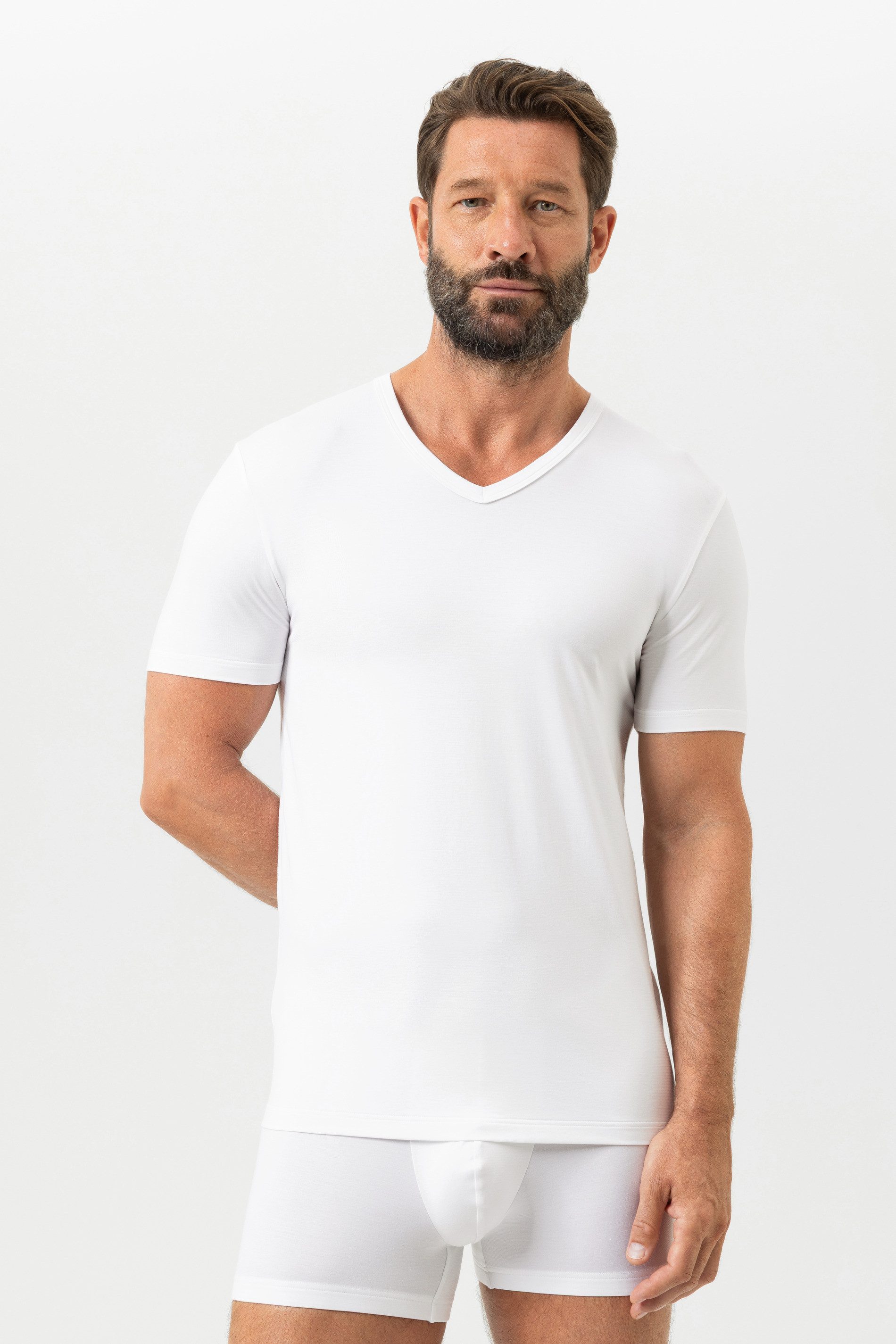 Mey Unterziehshirt Mey T-Shirt Serie Iconic Modal Uni (1-St) Premium-Shirt aus Modal mit Coolmax®-Technologie