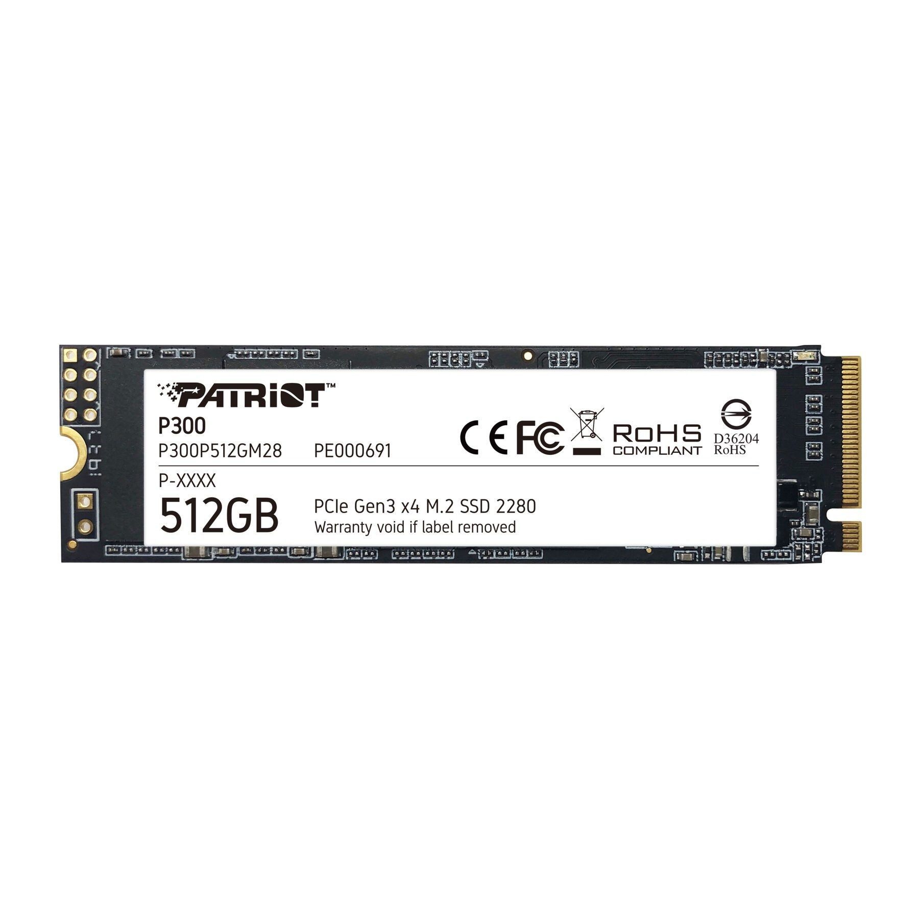 Patriot P300P512GM28 SSD-Festplatte (512 GB) M.2"