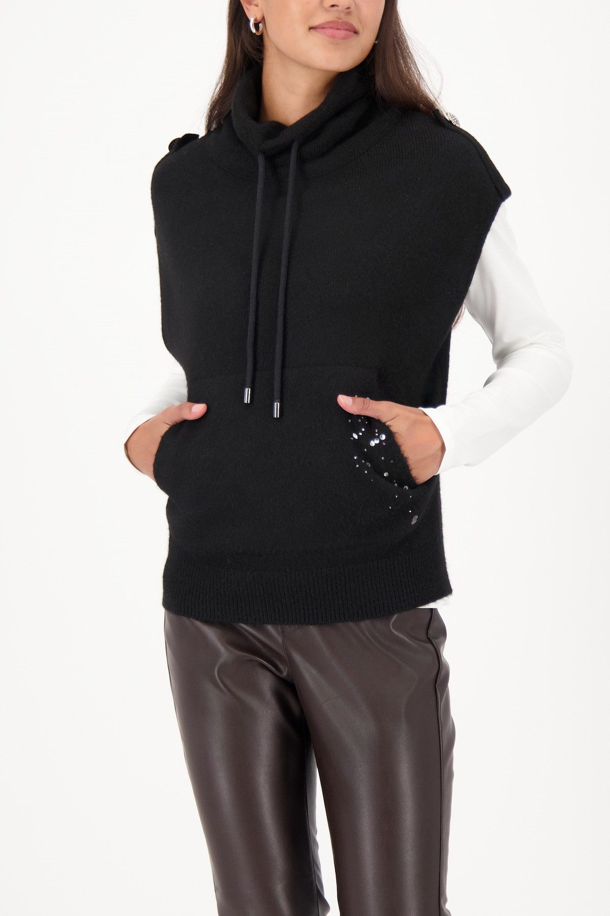 Monari Kurzarmpullover