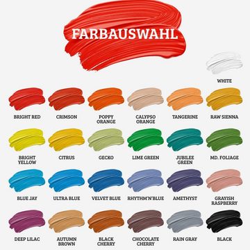 Tritart Bastelfarbe Acryl-Farben-Set: 25x12ml Tuben + 12 Pinsel + 2 Mischpaletten