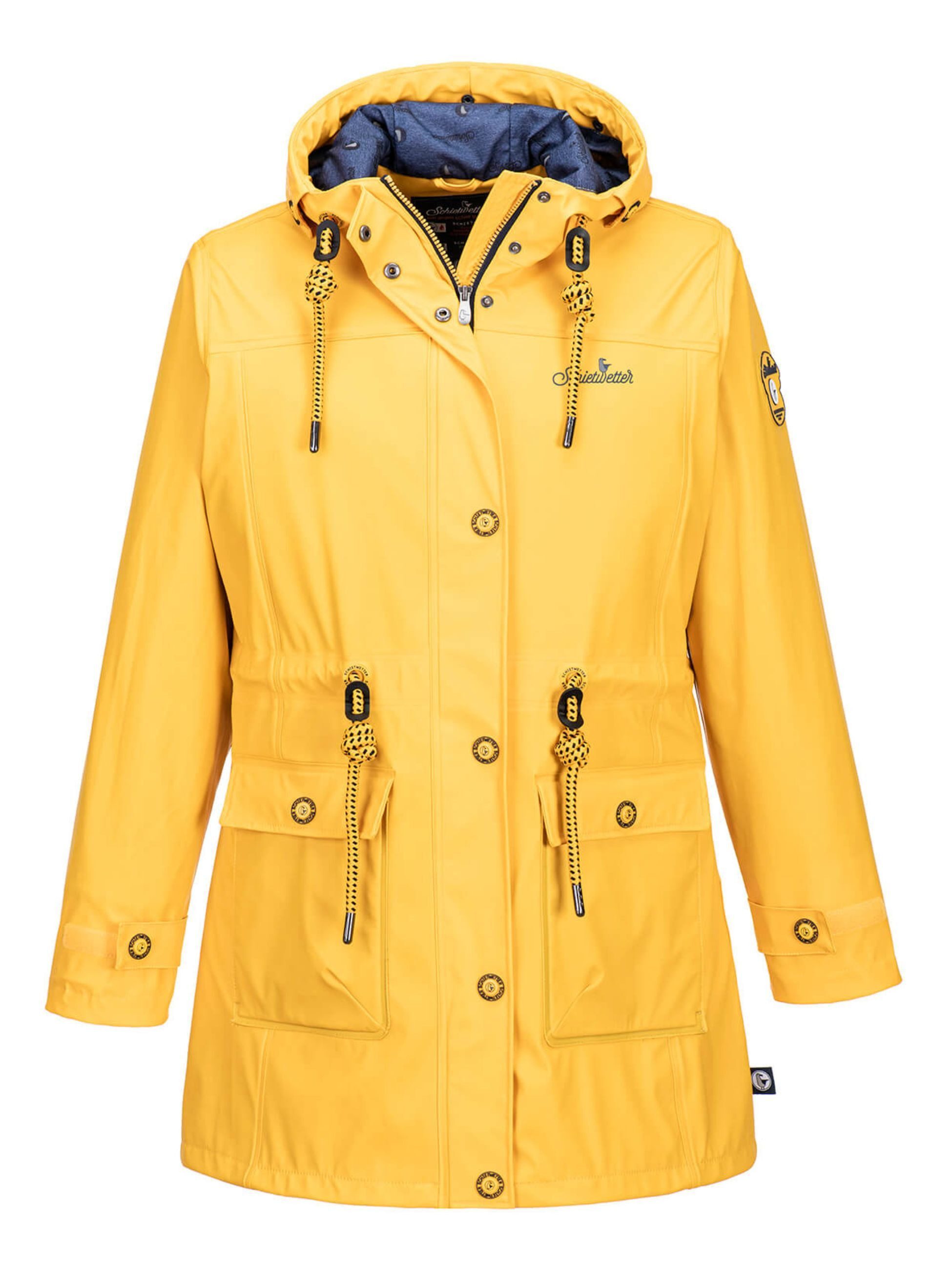 Schietwetter Regenmantel Damen Regenjacke Parka günstig online kaufen