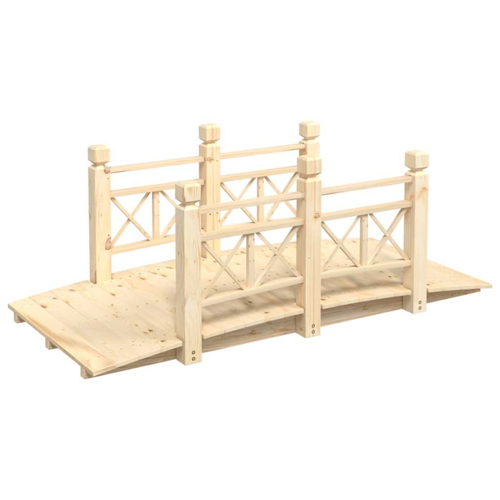 vidaXL Zierbrücke Gartenbrücke mit Geländer 150x67x56 günstig online kaufen