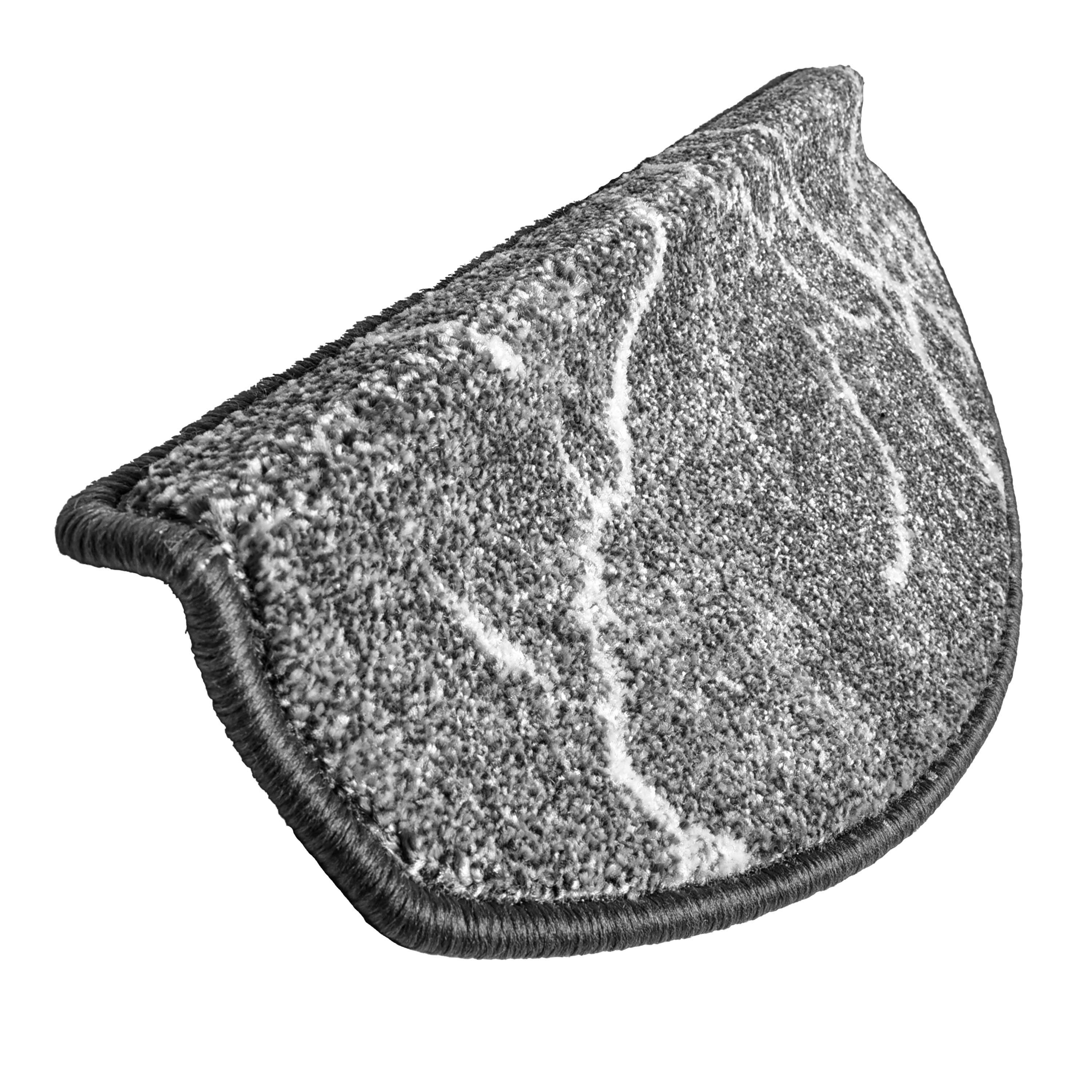 oKu-Tex Stufenmatte SOFT Marmor Design, 15-teilig, selbstklebend, Halbrund, günstig online kaufen