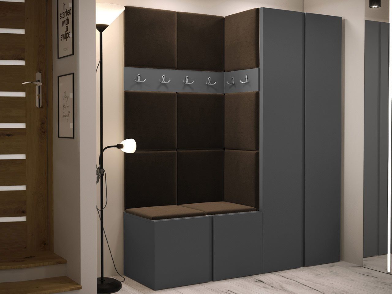 MIRJAN24 Garderoben-Set Orion III, (Komplett-Set, Kleiderschrank, günstig online kaufen