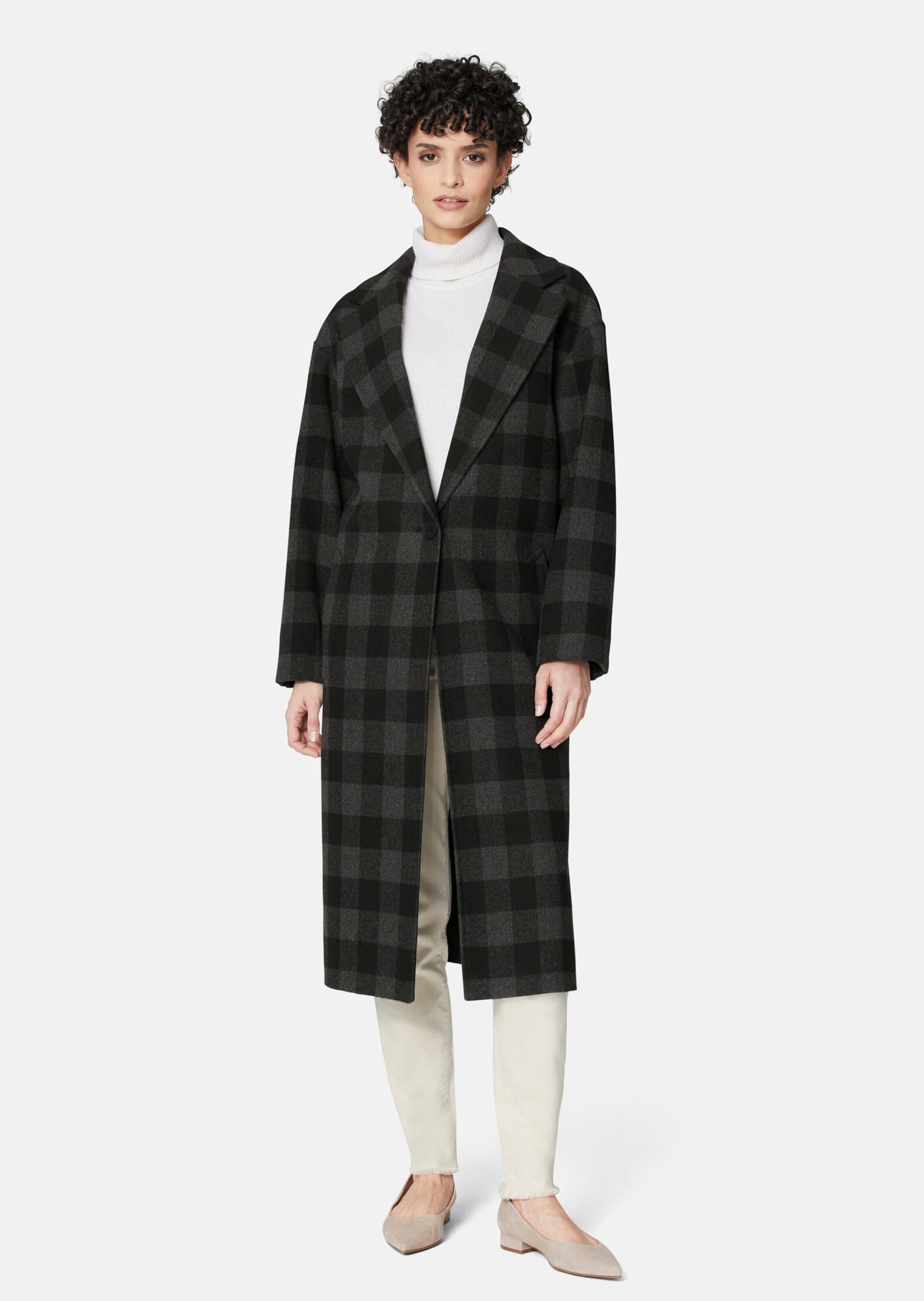 MADELEINE Kurzmantel Karomantel in lässiger Oversized-Form