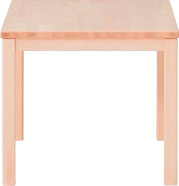 Hammel Furniture Couchtisch Basic Marcus, zwei Größen (110 cm mit Platteausklap), zwei Massivholzarten, stabiler dänische Design Kaffeetisch, Sofatisch