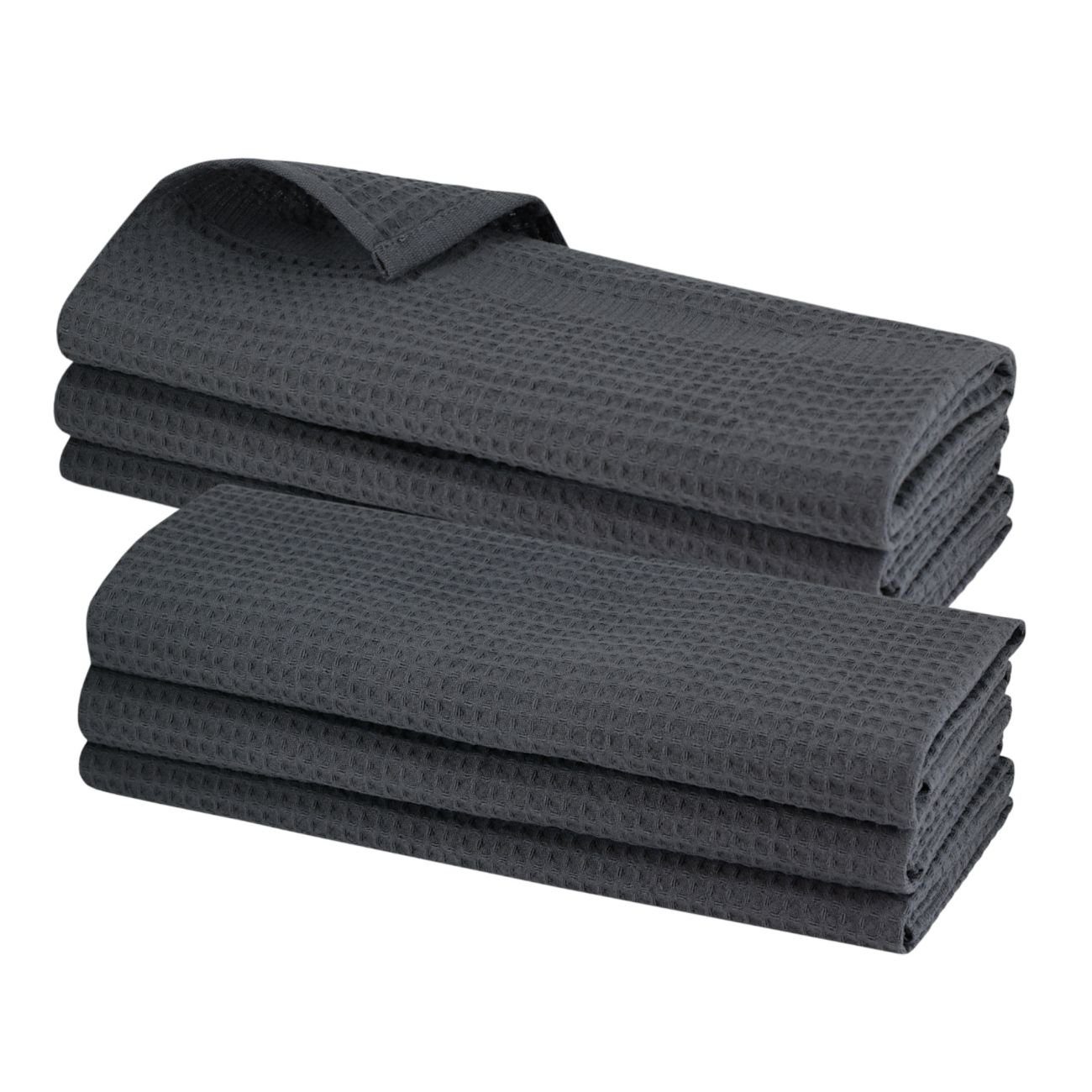 Engelland Geschirrtuch Poliertuch, (Vorteils-Set, 6-tlg., Waffel-Pique), 10 günstig online kaufen