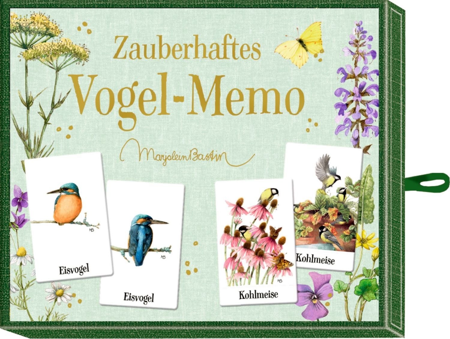 Coppenrath Puzzle Schachtelspiel: Zauberhaftes Vogel-Memo (M. Bastin), Puzzleteile