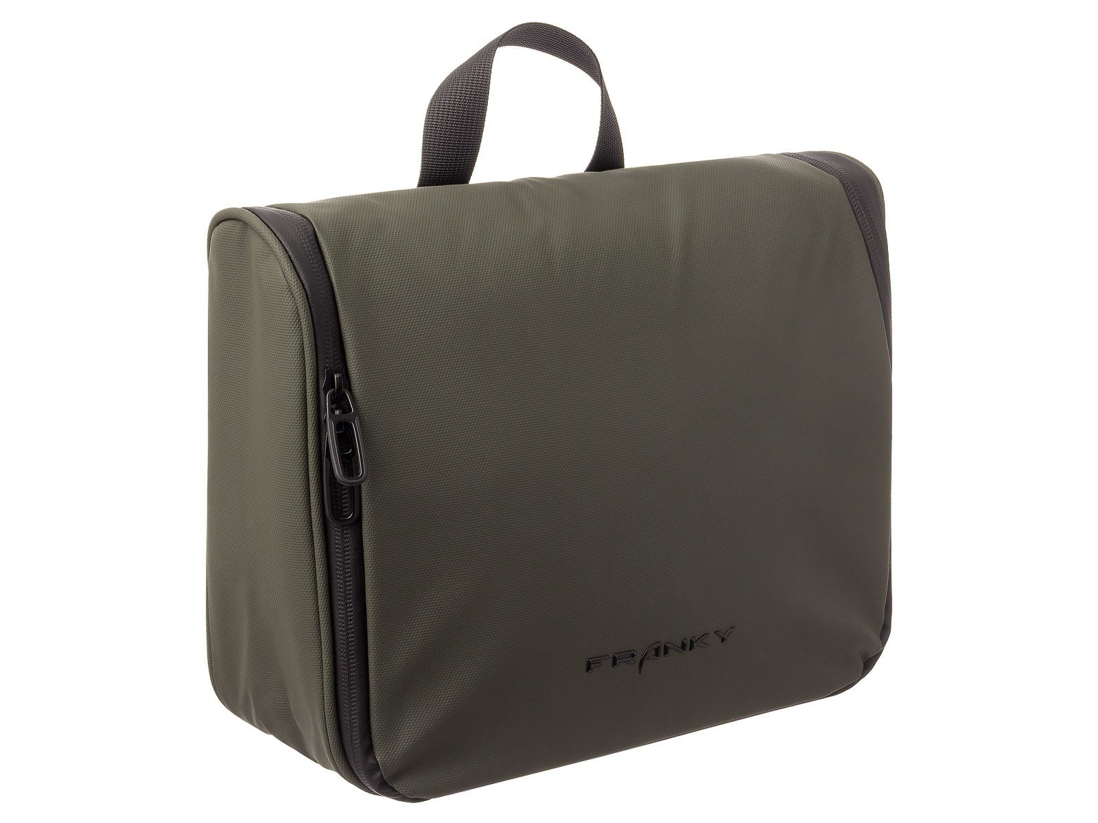 Franky Kulturbeutel Kulturbeutel Haken Washbag KB3 Beautycase (ein Stück, 1-tlg., ca. B/H/T 25,5x16x9 cm), Innenfächer
