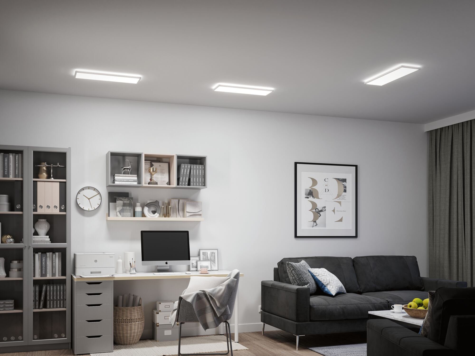 LED LED integriert, Tageslichtweiß Paulmann Atria Shine, fest Panel