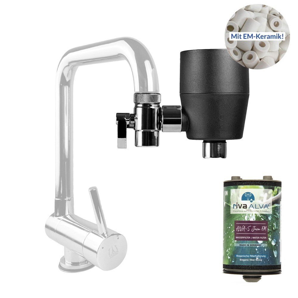 Wasserfilter ALVA-S Jova EM Wasserfilter am Wasserhahn mit EM-Keramik