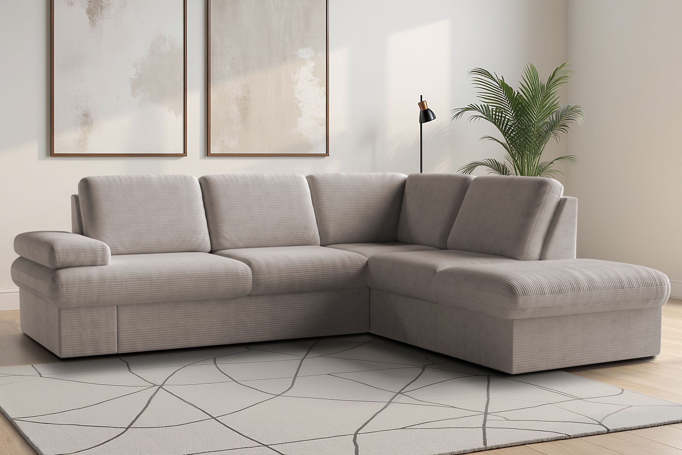 Ecksofa Moreno L-Form, B: 238 cm