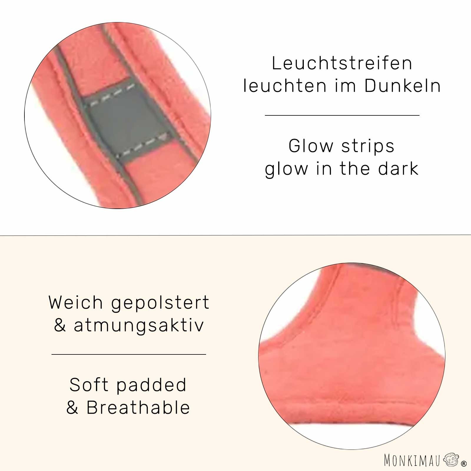 Monkimau Hunde-Geschirr Geschirr für Hund und Katze mit Leine, Robust günstig online kaufen