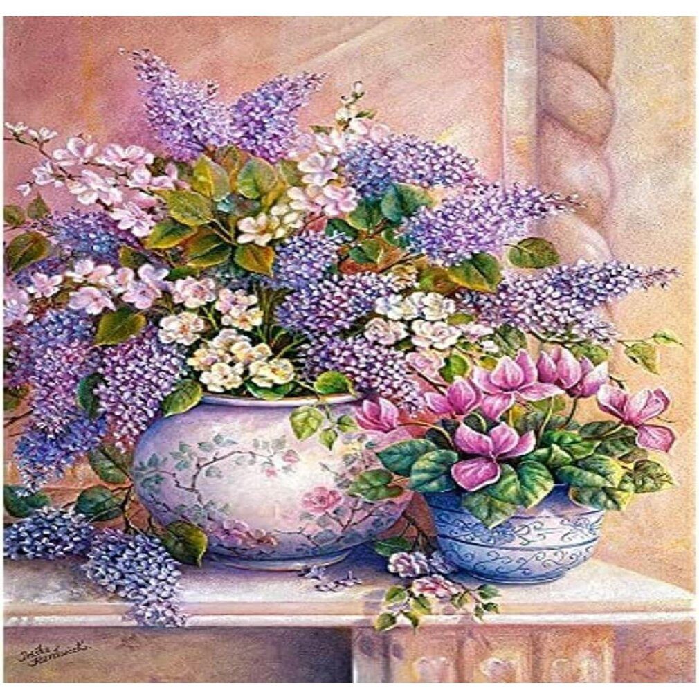 Castorland Puzzle Flieder Blumenstrauß Puzzle 1500 Teile, Puzzleteile