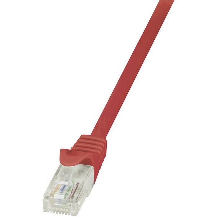 LogiLink Netzwerkkabel CAT 6 U/UTP 0.25 m LAN-Kabel (25.00 cm)