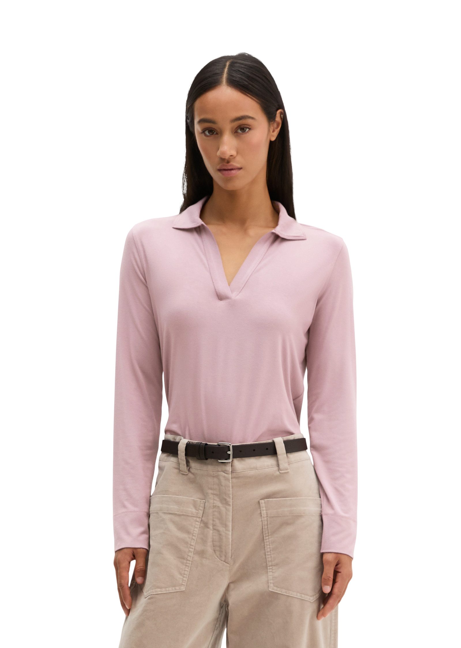 Marc O'Polo Blusenshirt aus Viskose-Modal-Mix