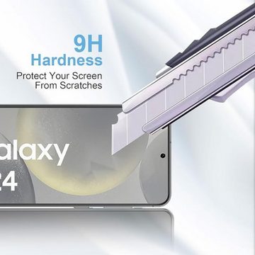 SmartUP Smartphone-Hülle Hülle + Schutzglas für Samsung Galaxy S24 Magsafe Panzerfolie, Handyhülle, Case