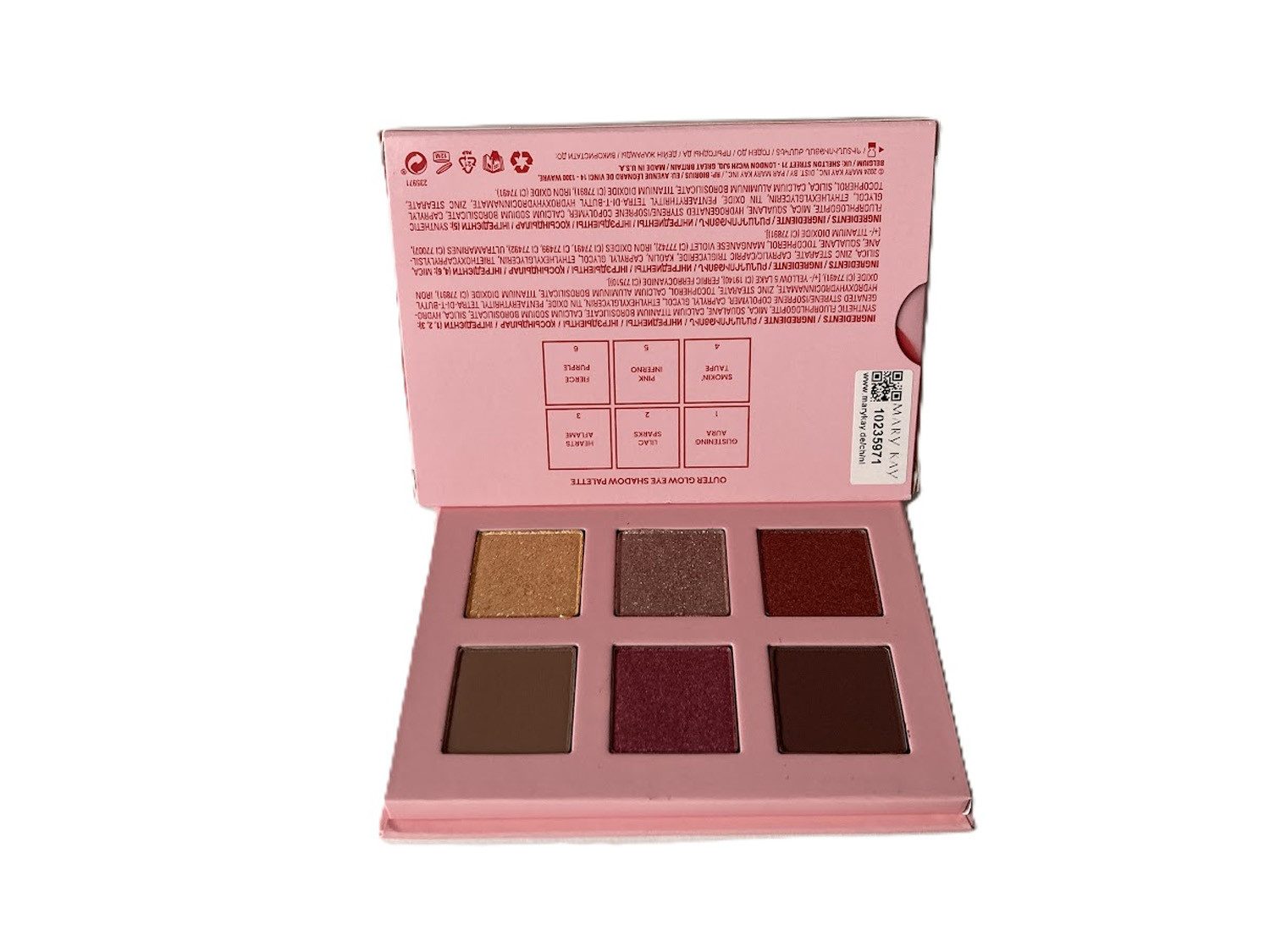 Mary Kay Lidschatten-Palette Outer Glow Eyeshadow Lidschatten Palette 6 Farben