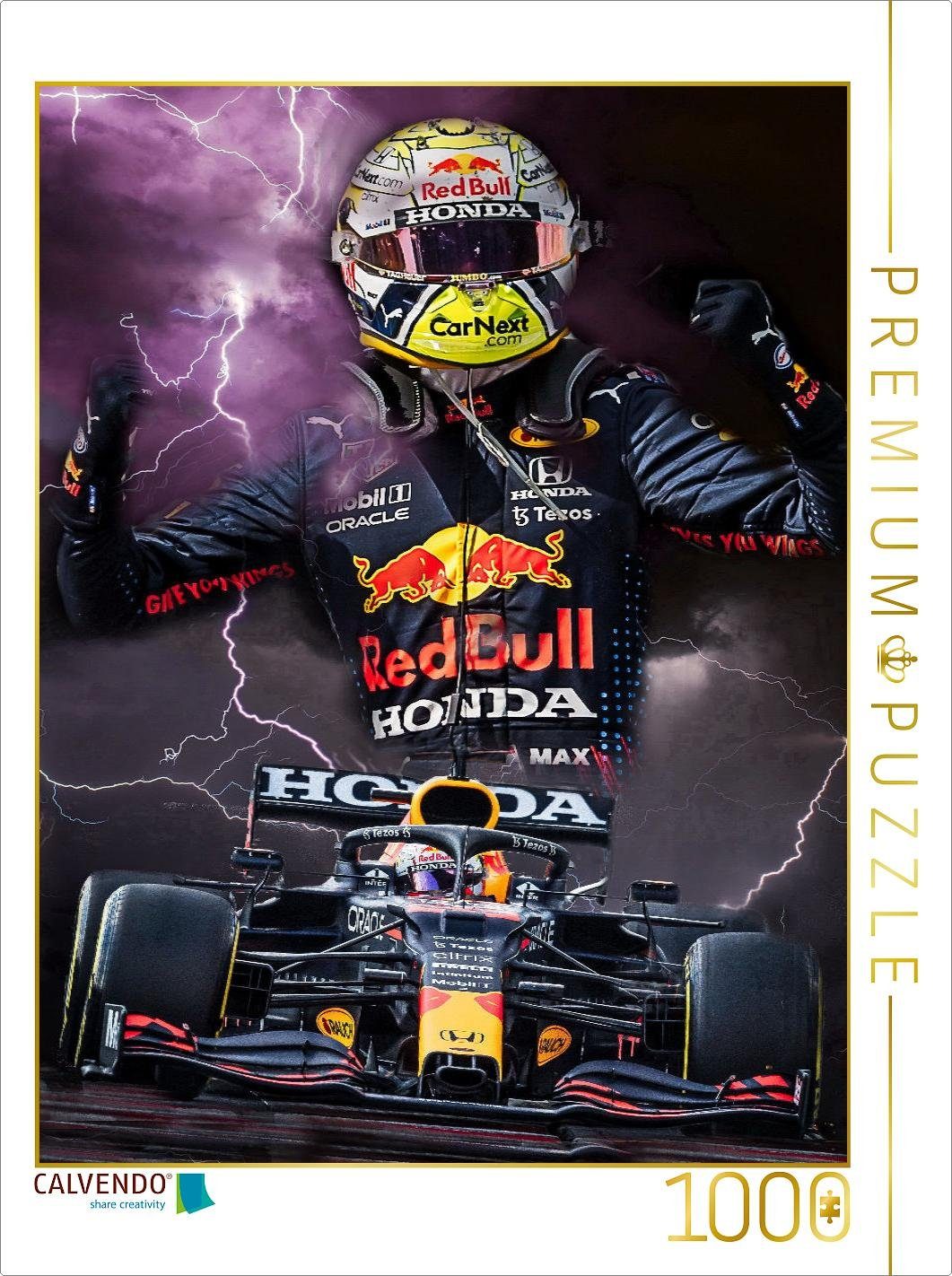 CALVENDO Puzzle CALVENDO Puzzle Max Verstappen - Formel 1 Weltmeister des Jahres 2021, 1000 Puzzleteile