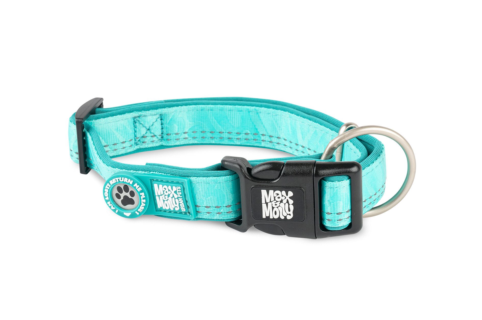 Max & Molly Hundeleine Max & Molly Smart ID Halsband - Matrix 2.0 Turquoise