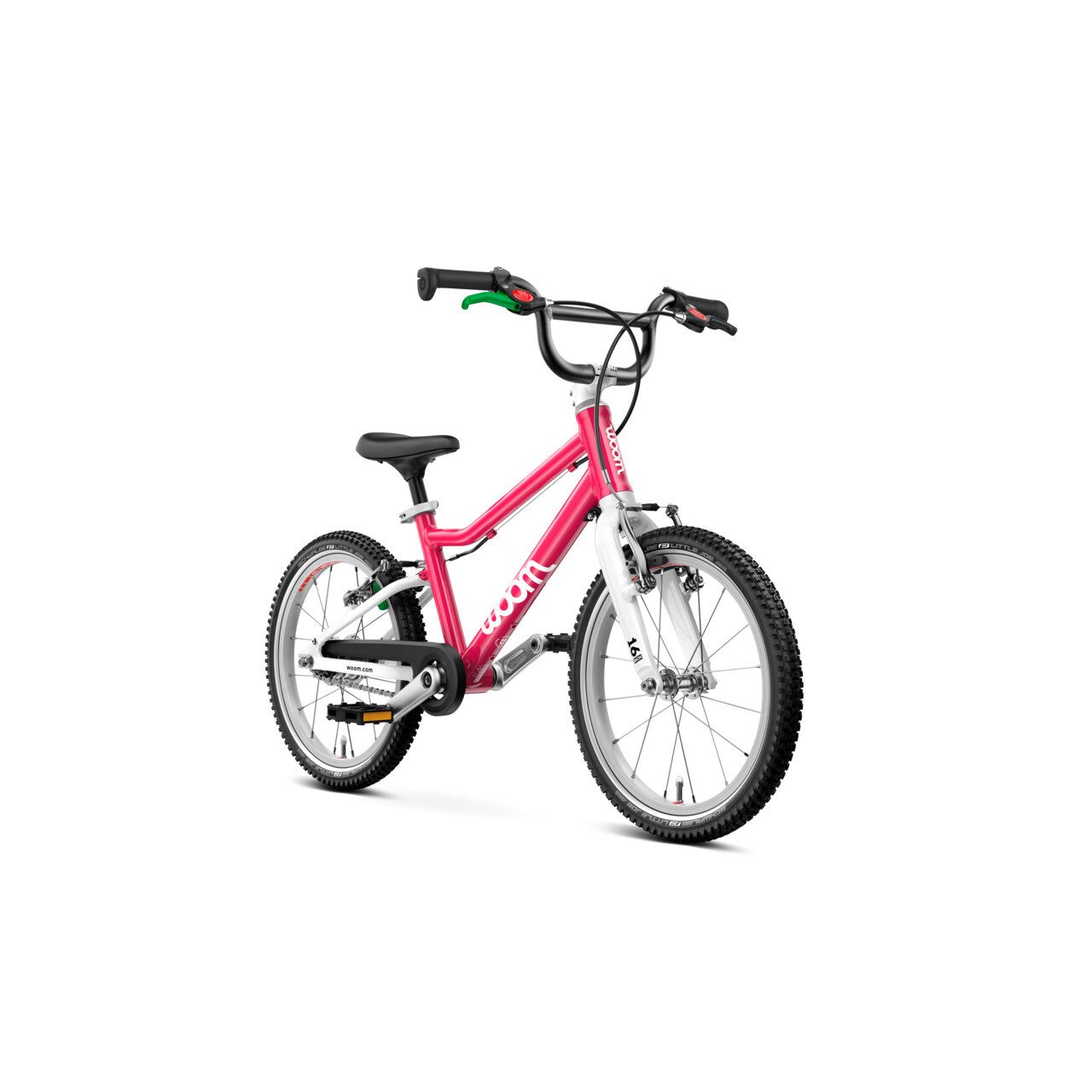 WOOM Kinderfahrrad GO 3 Automagic Kinderfahrrad 16" hot pink