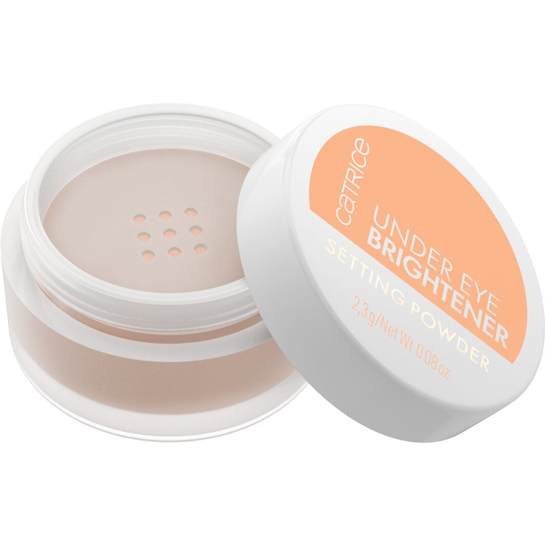 Catrice Puder UNDER EYE BRIGHTENER SETTING POWDER, 3-tlg., Loses Puder, frisches und strahlendes Finish, pflegt die Haut.