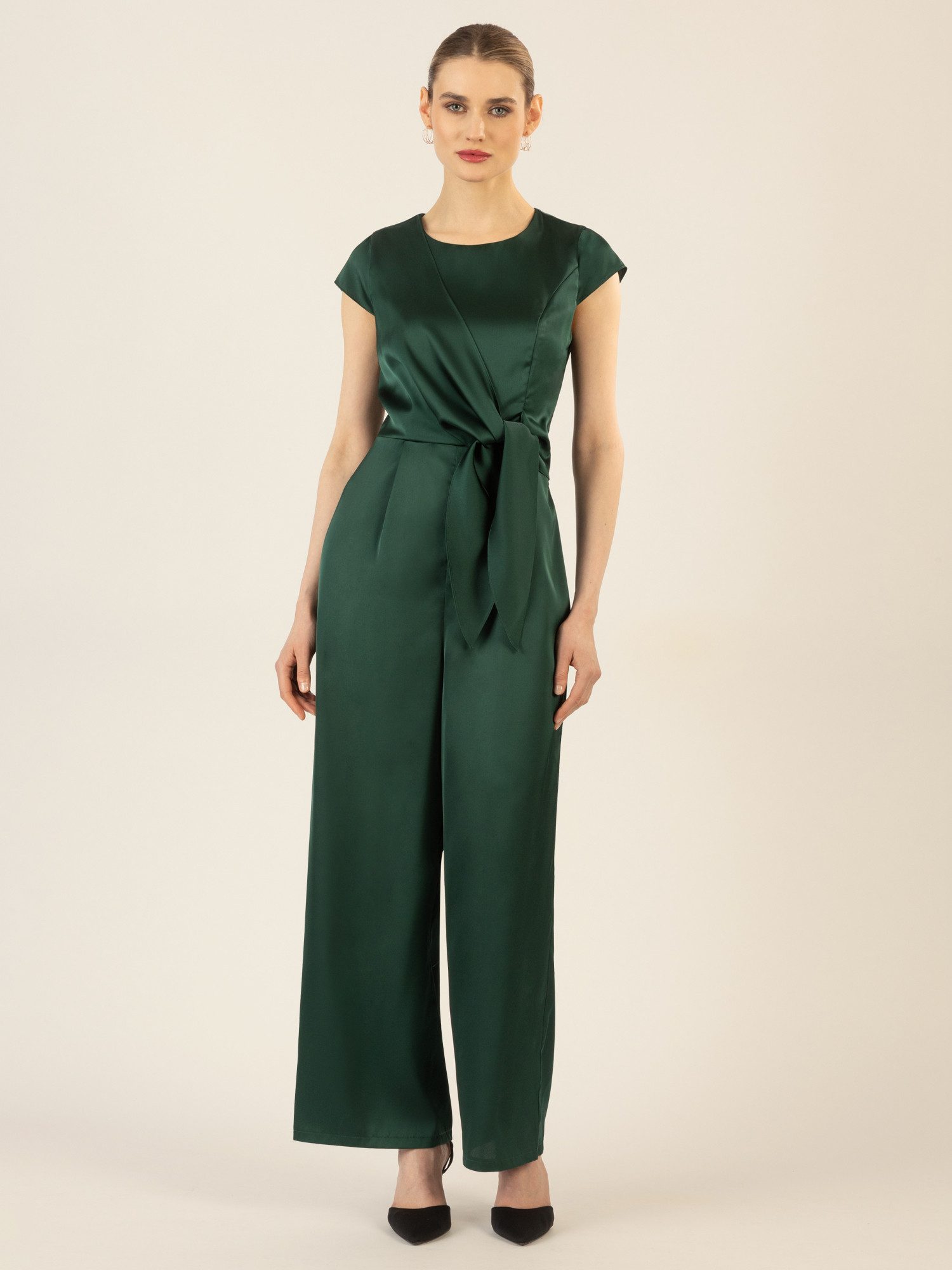 Apart Jumpsuit mit asymmetrischem Wickel zum günstig online kaufen