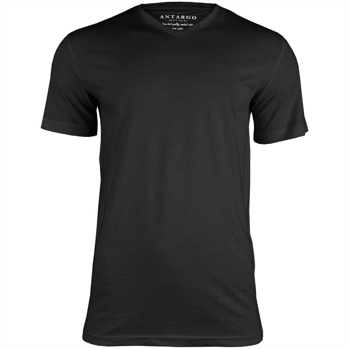Bestlivings T-Shirt (2er-Pack) Herren Shirts im Doppelpack, versch. Ausführungen und Farben erhätlich Schwarz