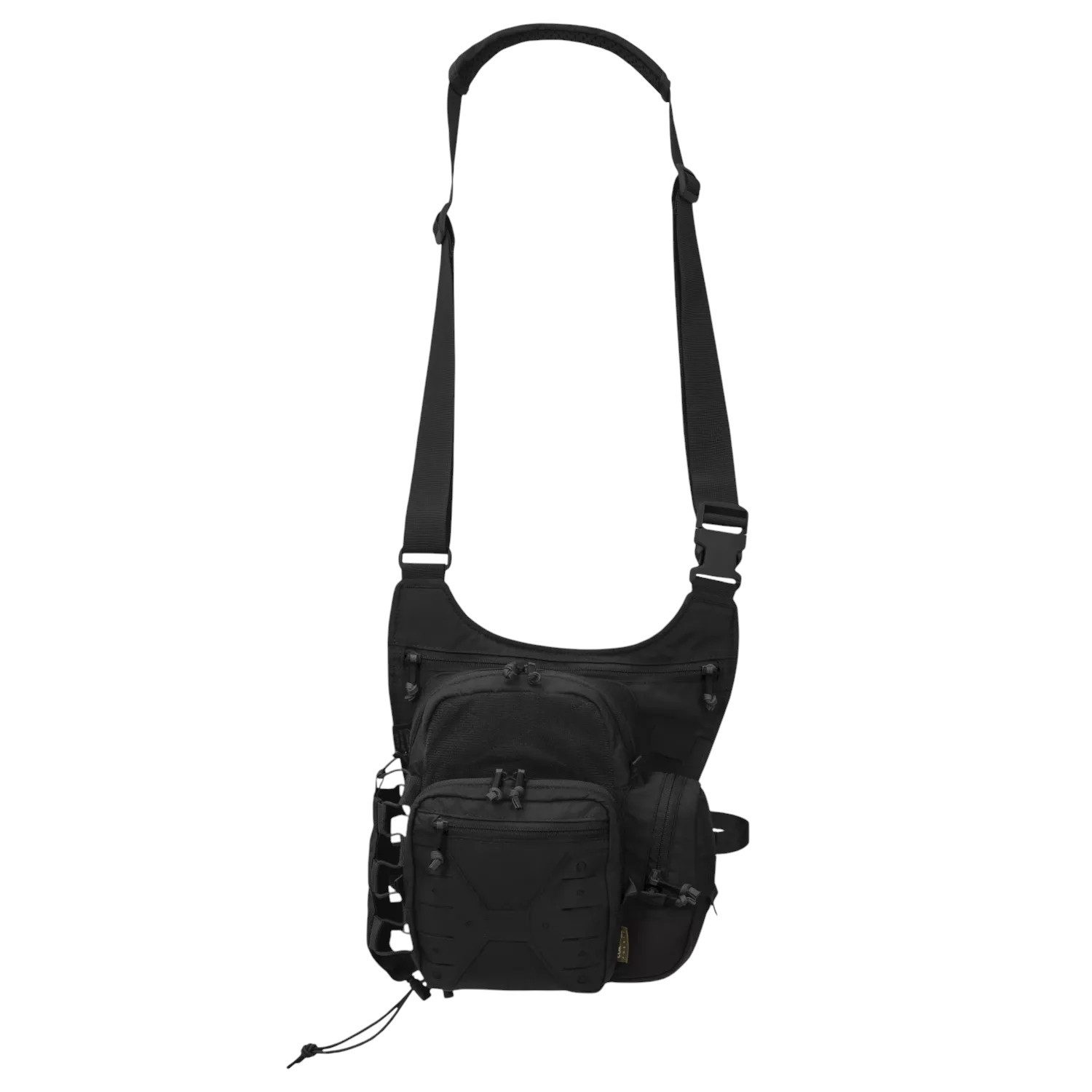 Helikon-Tex Aufbewahrungstasche Helikon-Tex EDC Side Bag, Alltagstasche, 4.5 L, schwarz (1-tlg), robustes Cordura, Laser Cut Molle, Shock Cord